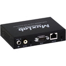 MuxLab Audio over IP Extender Kit with 2-Ch 50W Amp & Mic Input (EU Plug)