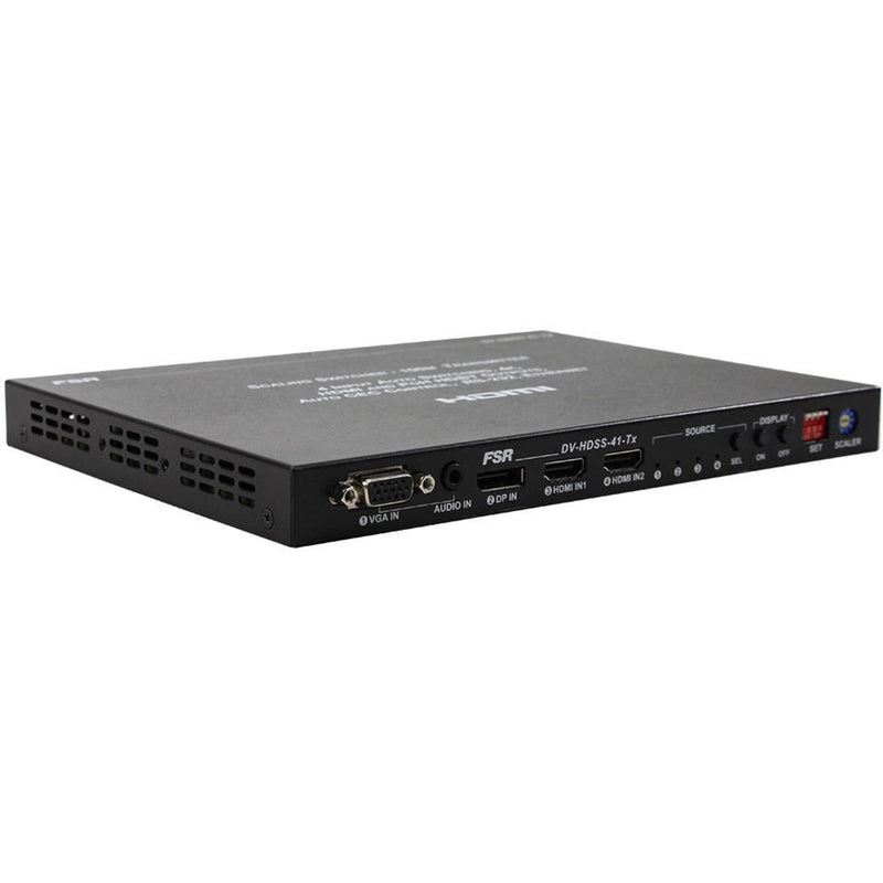 FSR Digital Video 4x1 Scaling Switcher with HDBaseT & HDMI Outputs