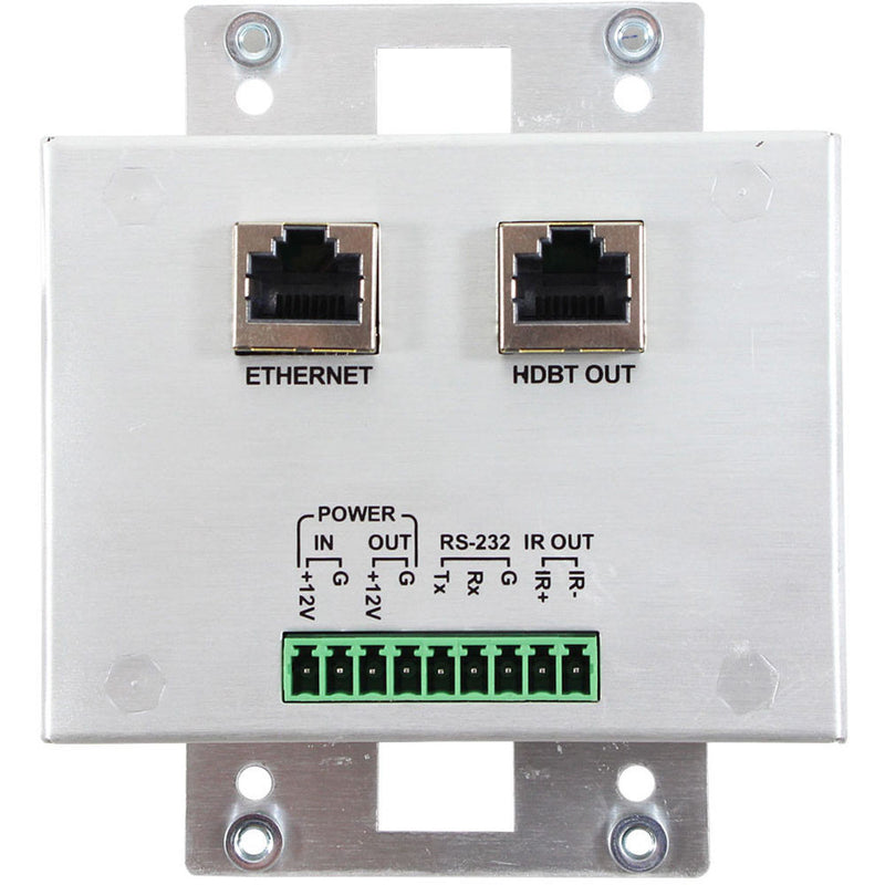 FSR 2-Gang HDBaseT HDMI Wall Plate Transmitter (330', White)