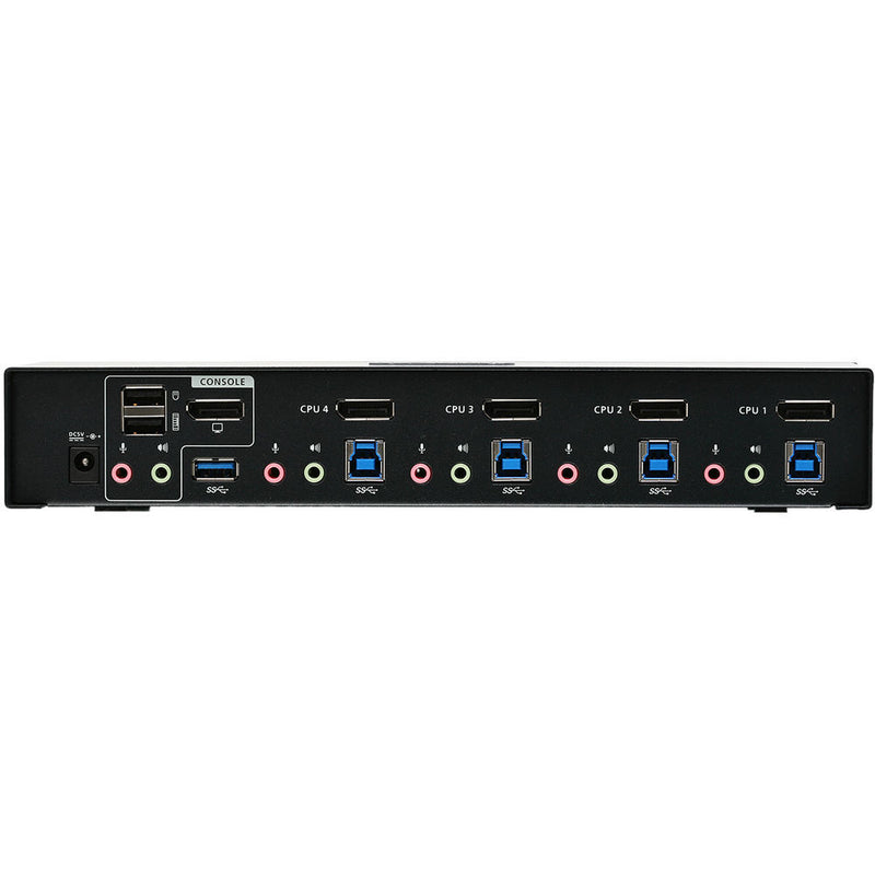 IOGEAR 4-Port DisplayPort 1.2 KVMP Switch with USB 3.0 Hub and Audio