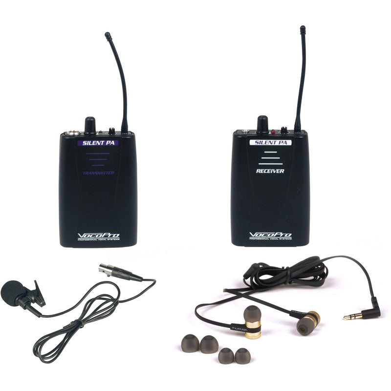 VocoPro Professional PLL Wireless In-Ear Monitor Package with Transmitter & Receiver