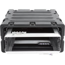 SKB 20" Removable Shock Rack Transport Case (3 RU, Black)