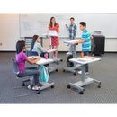 Luxor Student Sit/Stand Desk with Crank Handle