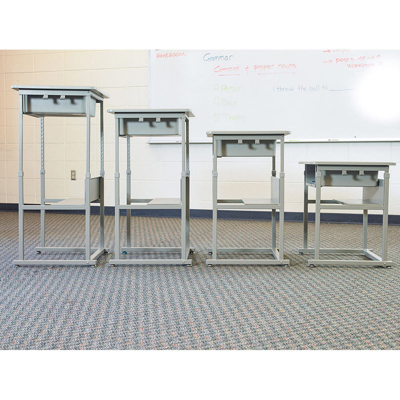 Luxor Manually Adjustable Student Sit/Stand Desk