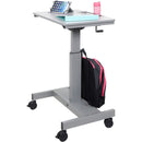 Luxor Student Sit/Stand Desk with Crank Handle