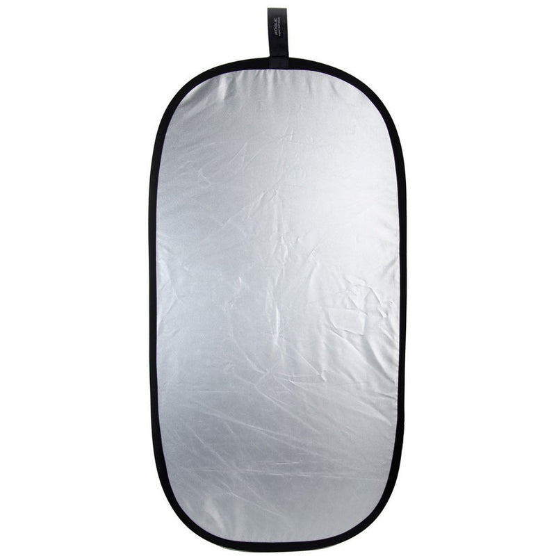 Rogue Photographic Design 2-In-1 Super Soft Collapsible Reflector (20x40", Silver/Natural White)