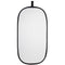 Rogue Photographic Design 2-In-1 Super Soft Collapsible Reflector (20x40", Silver/Natural White)