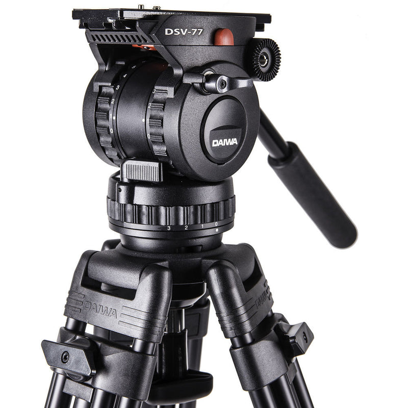 Daiwa / Slik DSV-77 Complete Video Tripod System