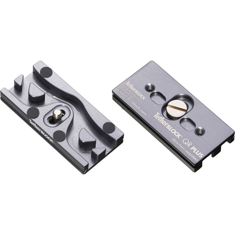 TetherBLOCK QR Plus Quick Release Plate (Thunder Gray)