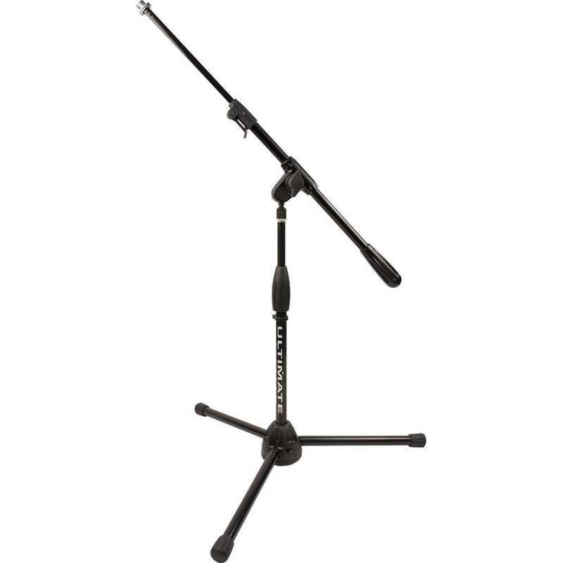 Ultimate Support PRO-R-T-SHORT-T Pro Series R Mic Stand with 1/4-Turn Clutch, Plastic Tripod Base/Short Height/Telescoping Boom