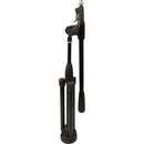 Ultimate Support PRO-R-T-SHORT-T Pro Series R Mic Stand with 1/4-Turn Clutch, Plastic Tripod Base/Short Height/Telescoping Boom