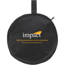 Impact Circular Collapsible Reflector with Handles (22', Gold/White)