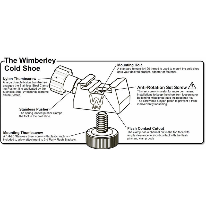 Wimberley Universal Cold Shoe Flash Adapter