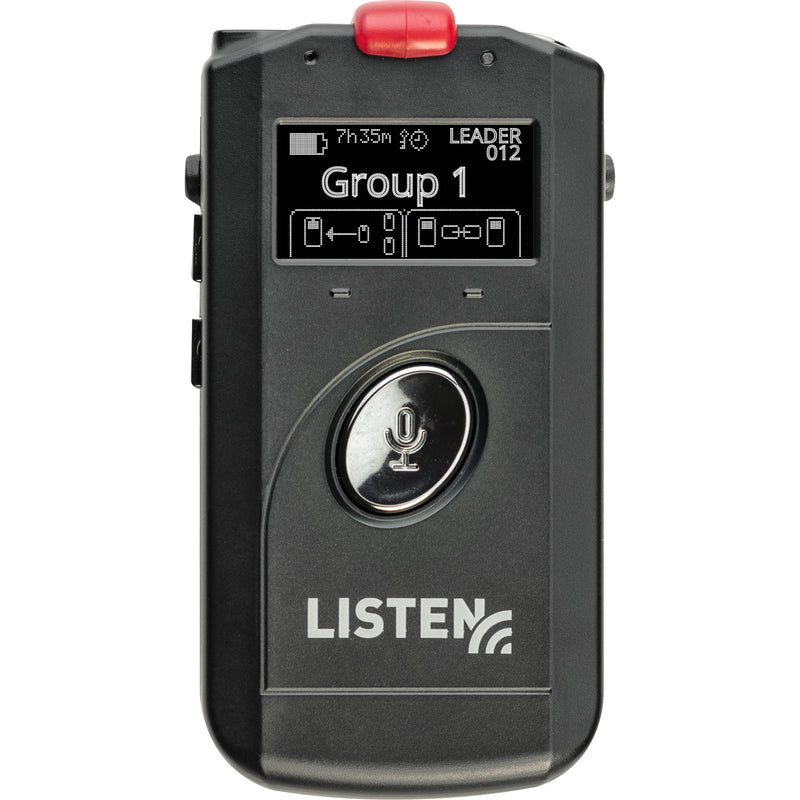 Listen Technologies LK-1 ListenTALK Transceiver with Lanyard, Ear Speaker, and Battery