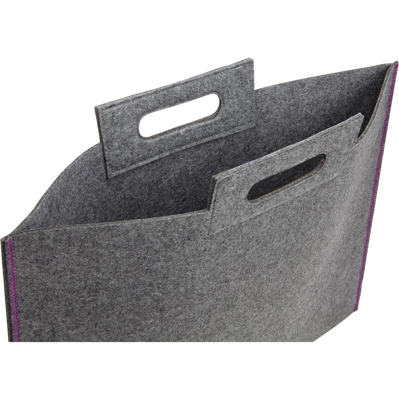 Itoya Midtown Bag Large Format Artwork Carrier (14 x 21", Gray/Purple)