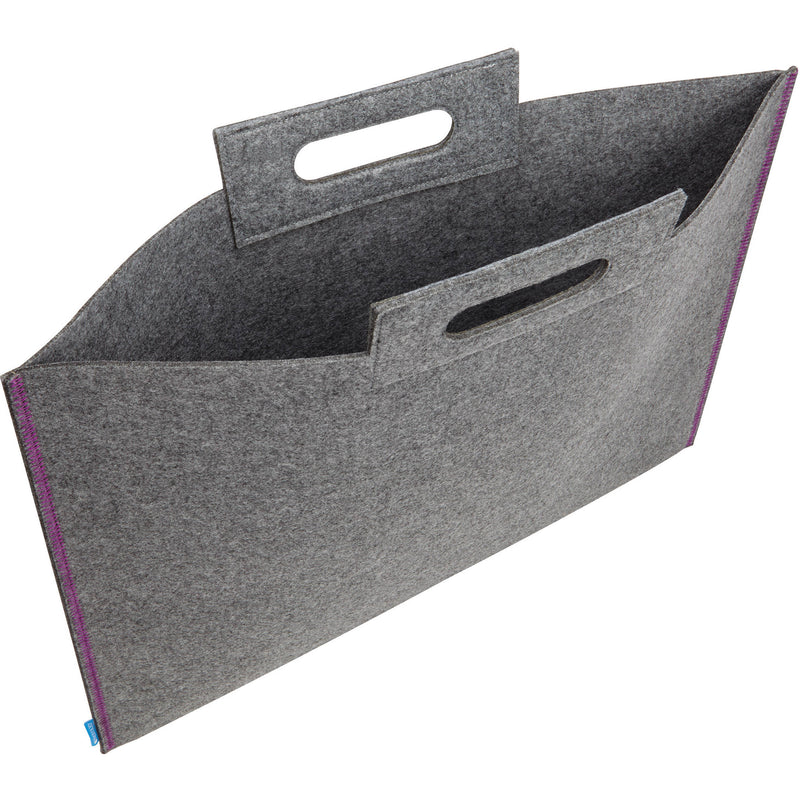 Itoya Midtown Bag Large Format Artwork Carrier (14 x 21", Gray/Purple)