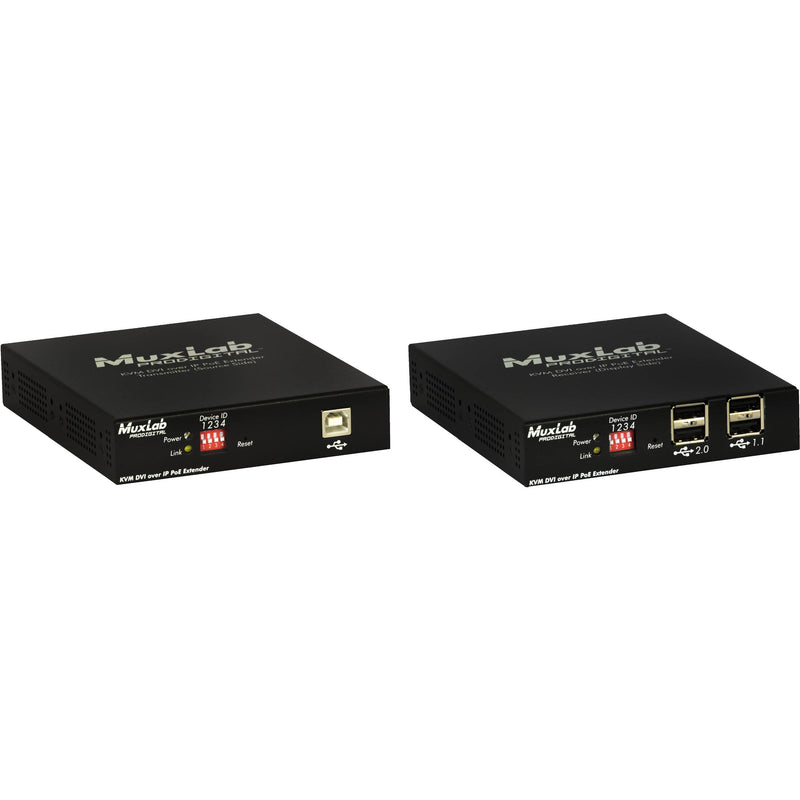 MuxLab KVM DVI over IP PoE Extender Receiver (330')