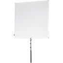 FotodioX Pro Studio Solutions Giant Sun Scrim Collapsible Frame Diffusion Kit with Bag (12x12')