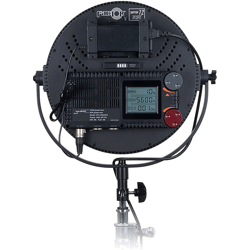 FotodioX Pro FACTOR Jupiter12 VR-1200ASVL Bi-Color 12" Dimmable Studio Light