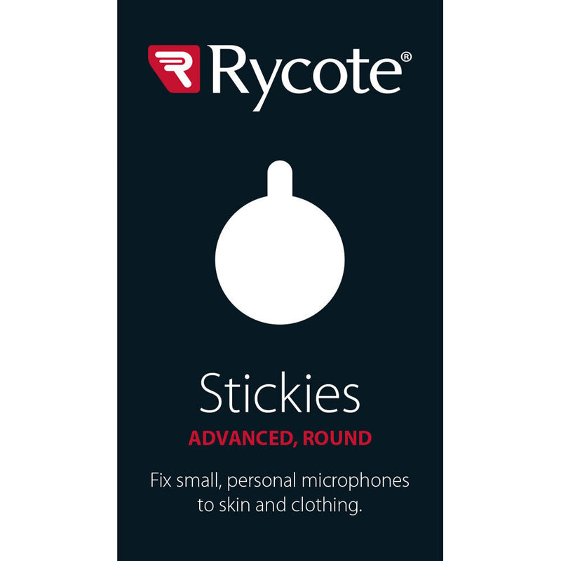 Rycote Stickies Round Advanced, Adhesive Pads (25-Pack)