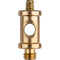 Impact Short Double-Male Round Spigot with Tightening Hole and 1/4"-20 and 3/8"-16 Male Threads