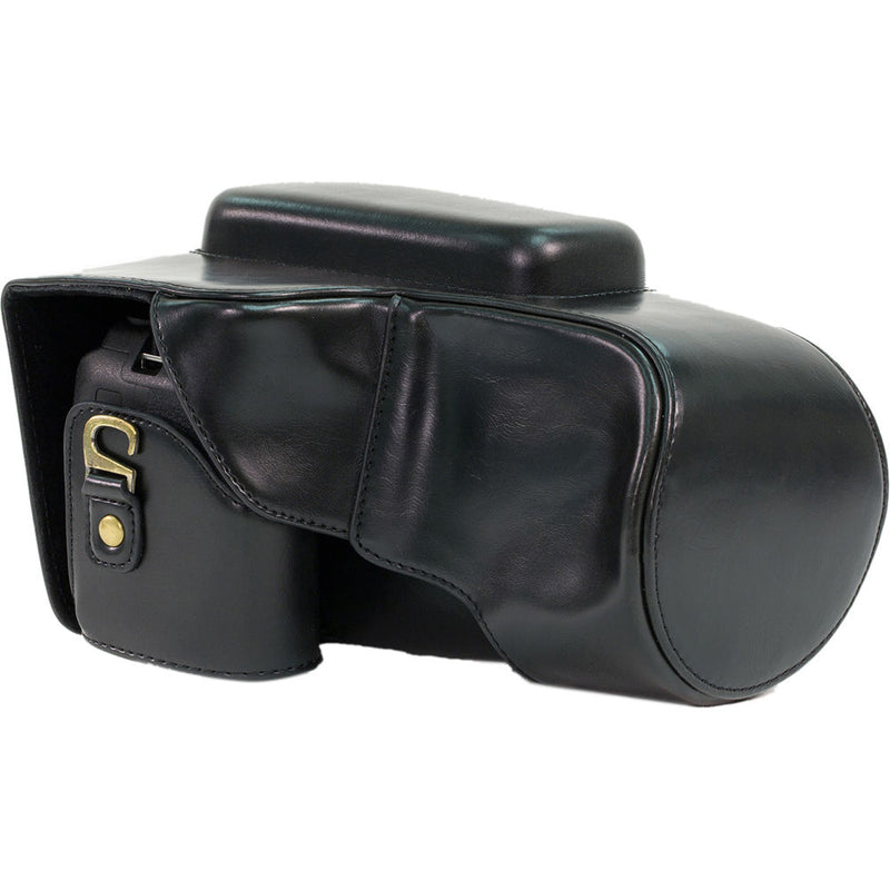 MegaGear Ever Ready Leather Camera Case for Nikon COOLPIX P900/P900S (Black)