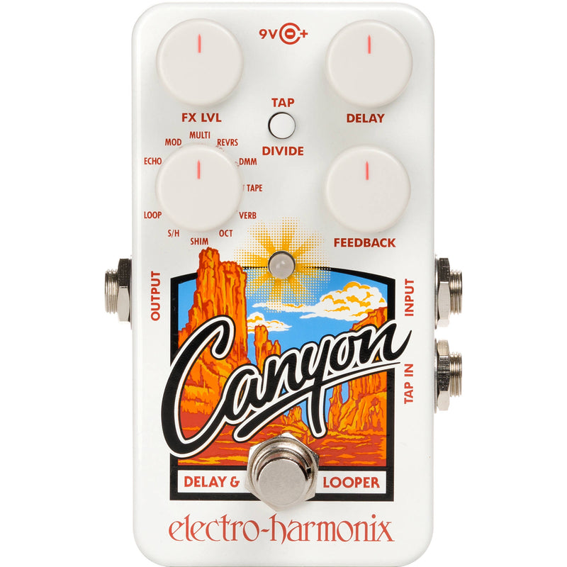 Electro-Harmonix Canyon Delay and Looper Pedal with 11 Individual Effects