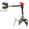 GyroVu 11" Heavy-Duty Articulated Arm Monitor Mount with Dual Adjustable Clamp Mounts