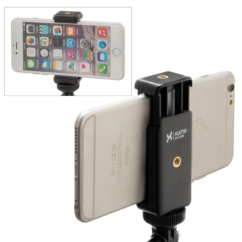 Oben TT-200 Tabletop Tripod and Xuma Smartphone Mount Kit