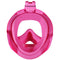 Freewell Full-Face Snorkeling Mask with Action Camera Mount (XS, Pink)