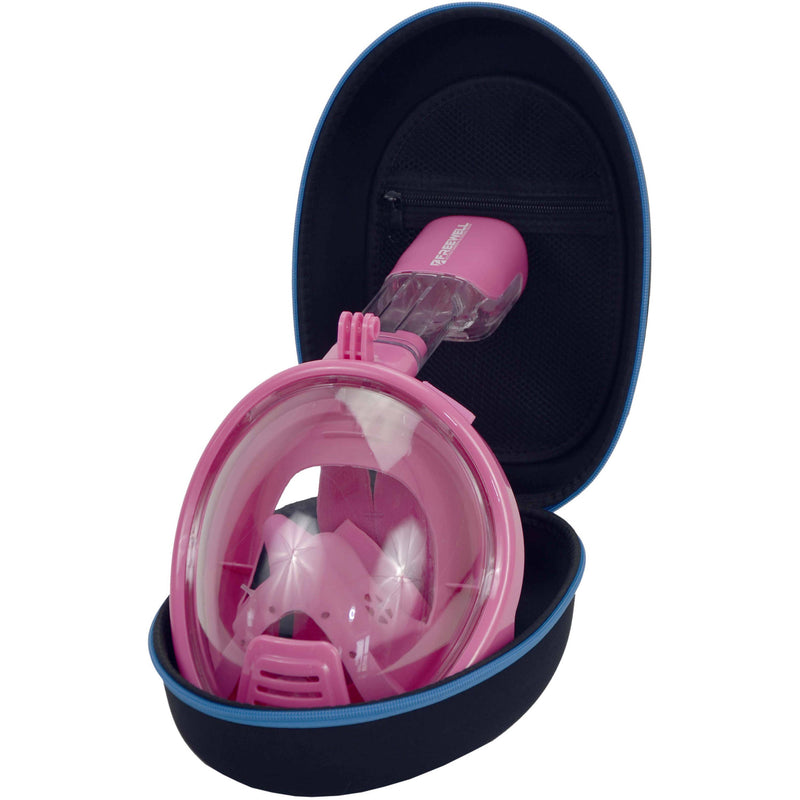 Freewell Full-Face Snorkeling Mask with Action Camera Mount (XS, Pink)