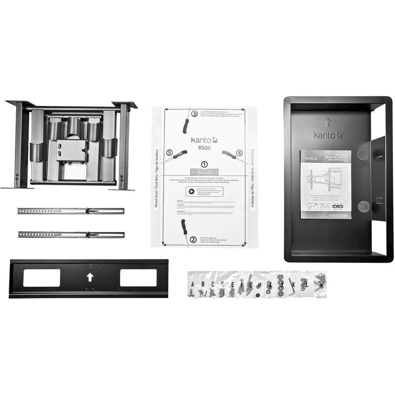 Kanto Living R500 Recessed Articulating Wall Mount for 46 to 80" Displays