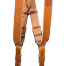 HoldFast Gear Money Maker Two-Camera Harness with Black Hardware (English Bridle, Tan, Large)