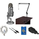 Blue Yeti USB Condenser Microphone (B&H Broadcaster Bundle)