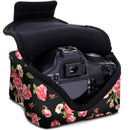 USA GEAR DSLR Neoprene Camera Case (Floral)