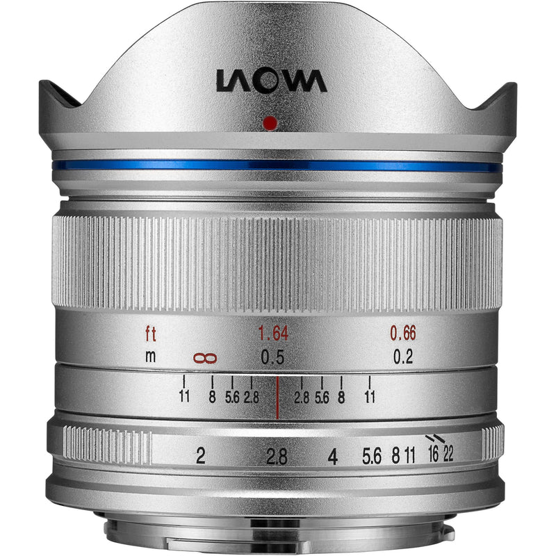 Venus Optics Laowa 7.5mm f/2 MFT Lens for Micro Four Thirds (Ultra-Light Version, Silver)