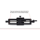 Sunwayfoto Macro Focusing Rail with Screw-Knob Clamp