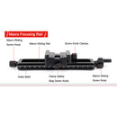 Sunwayfoto Macro Focusing Rail with Screw-Knob Clamp