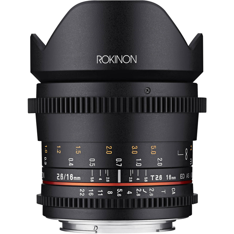 Rokinon 16mm T2.6 Full Frame Cine DS Lens (Sony E Mount)