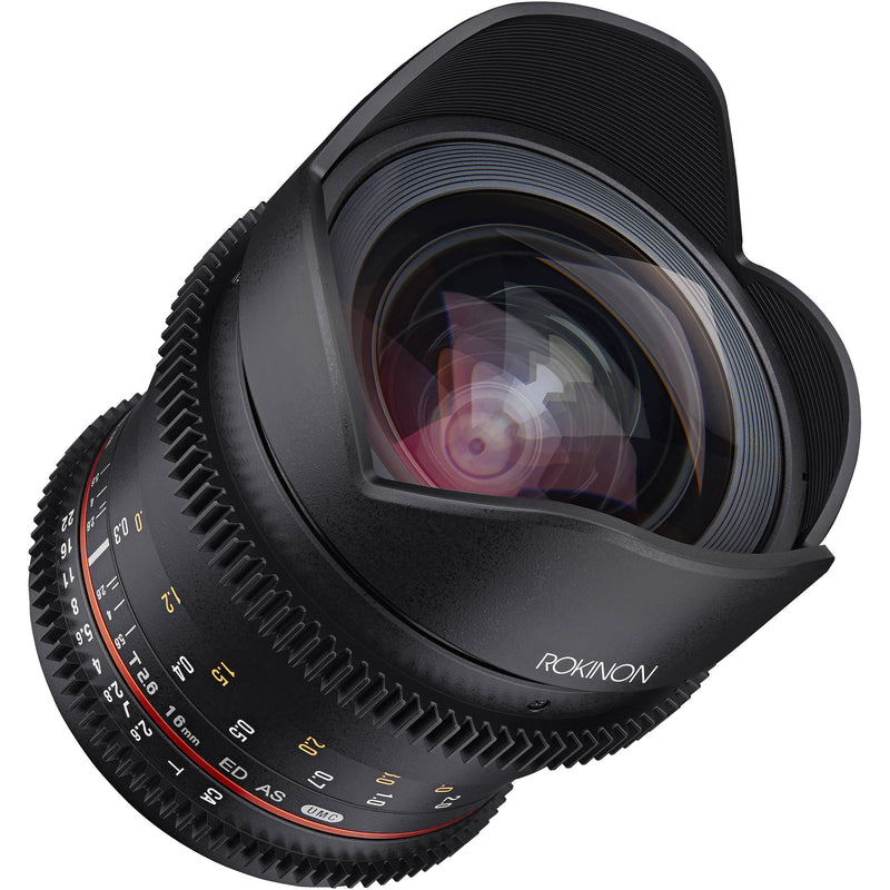 Rokinon 16mm T2.6 Full Frame Cine DS Lens (Canon EF Mount)