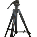 ProAm USA Pro Tripod & Fluid Head Set