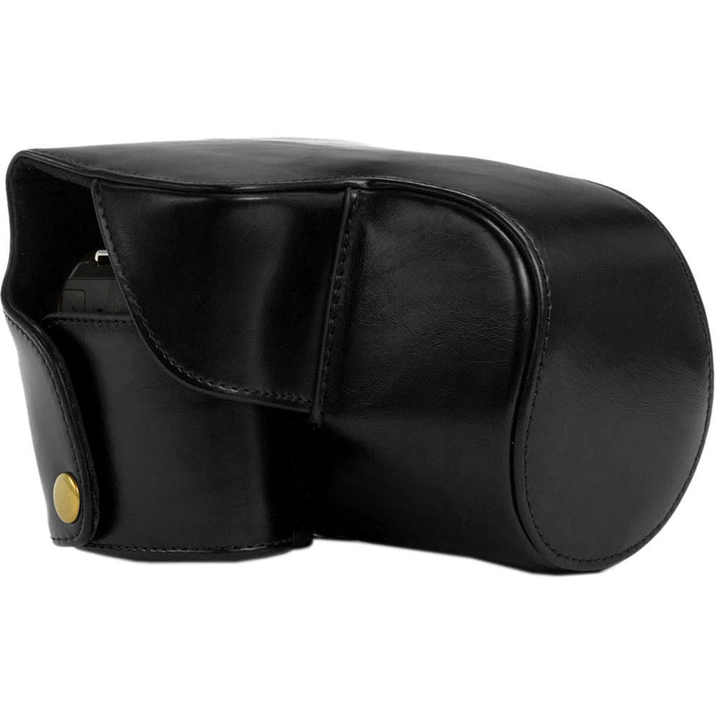 MegaGear Ever Ready Leather Camera Case for Nikon COOLPIX B700 (Black)