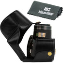 MegaGear Ever Ready Leather Camera Case for Nikon COOLPIX B700 (Black)