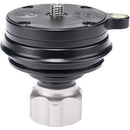 Really Right Stuff TA-3 Leveling Base with Low-Profile Knob and Platform with 3/8"-16 Stud