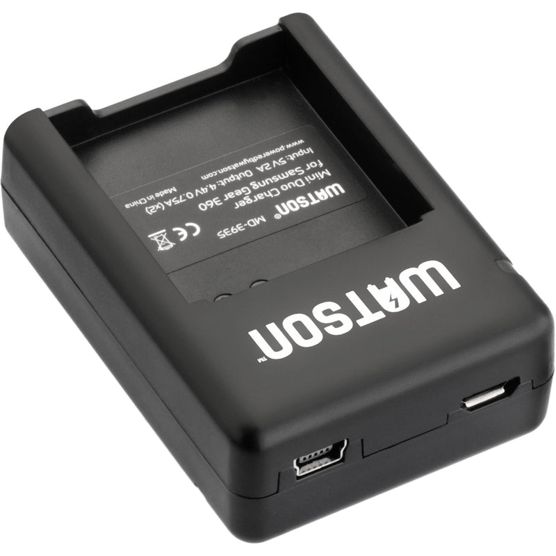 Watson Mini Duo Charger for Samsung Gear 360 VR Batteries