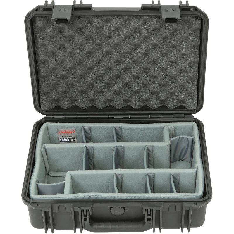 SKB iSeries 1711-6 Case with Think Tank-Designed Photo Dividers &&nbsp;Lid Foam (Black)