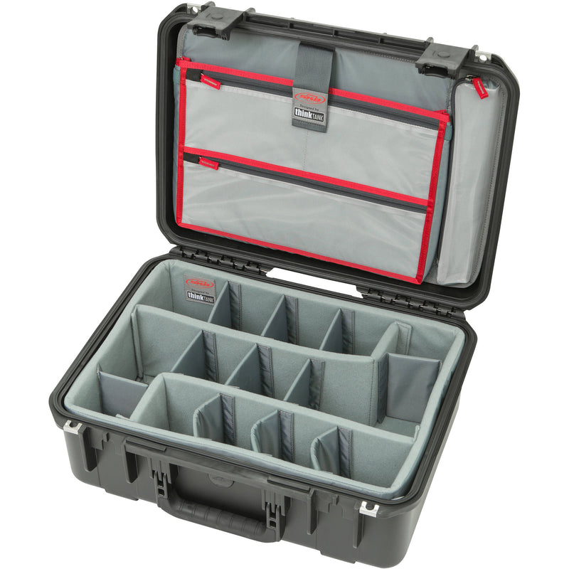 SKB iSeries 1813-7 Case with Think Tank-Designed Photo Dividers &&nbsp;Lid Organizer (Black)