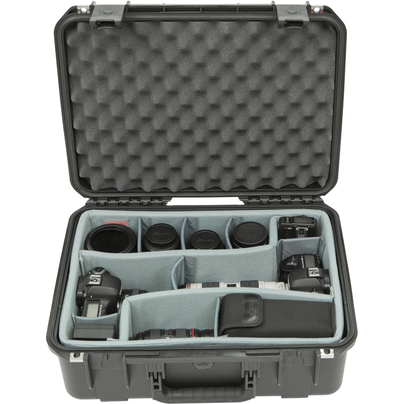 SKB iSeries 1813-7 Case with Think Tank-Designed Photo Dividers &&nbsp;Lid Foam (Black)