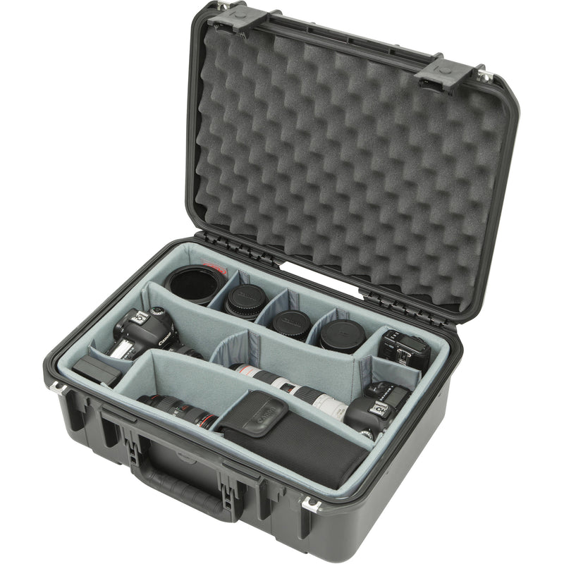 SKB iSeries 1813-7 Case with Think Tank-Designed Photo Dividers &&nbsp;Lid Foam (Black)