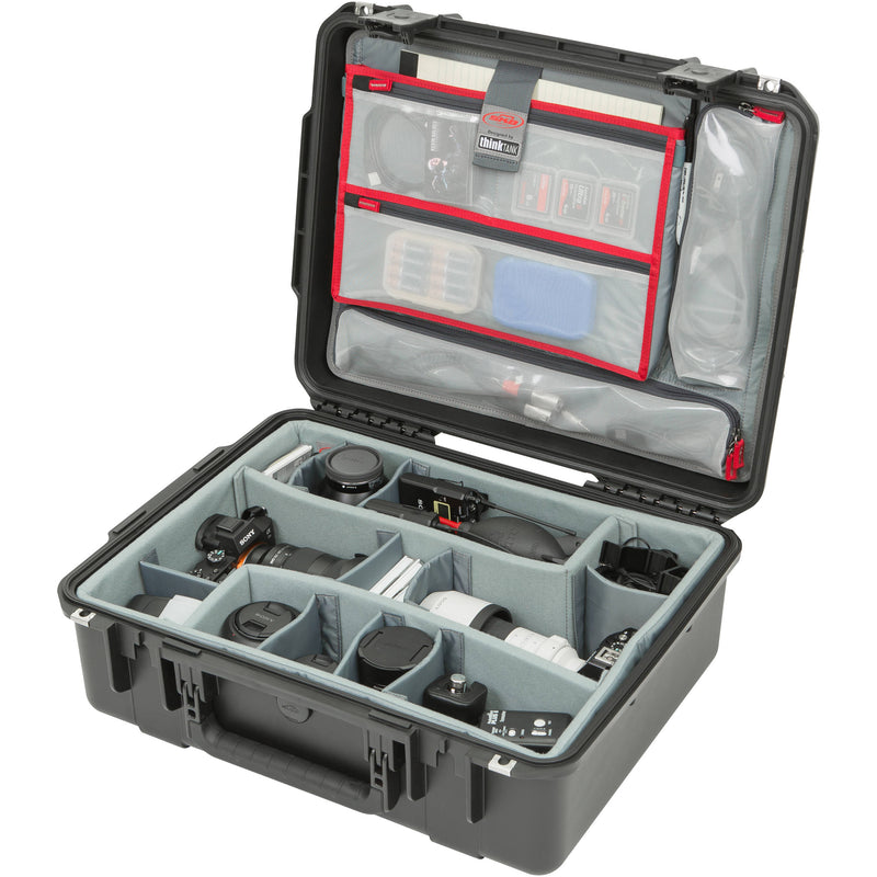 SKB iSeries 2015-7 Case with Think Tank-Designed Photo Dividers &&nbsp;Lid Organizer (Black)